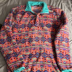 Southern Marsh Vibrant Fleece Pullover